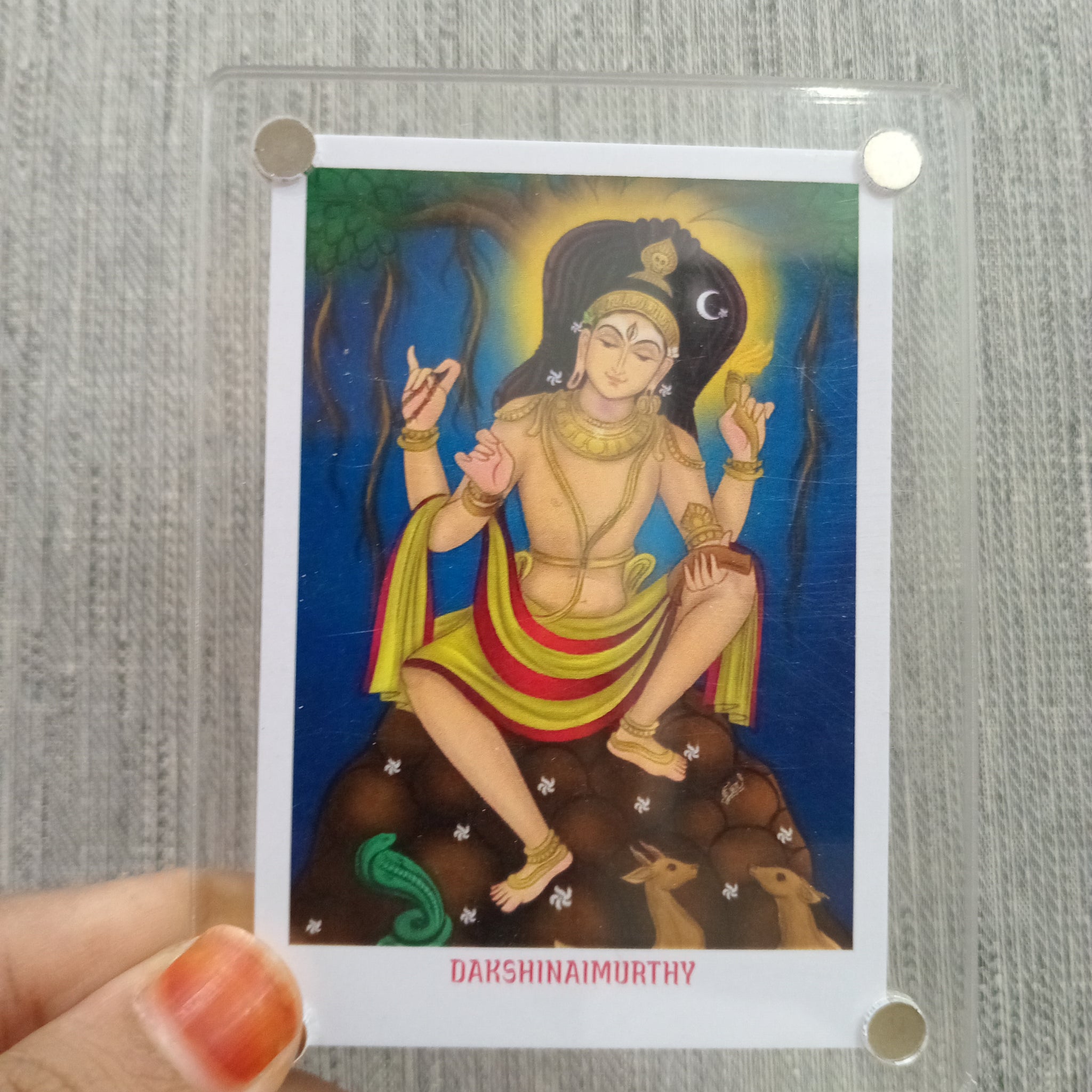 Sri Dhakshinamoorthy Magnet / 2 Variants / Best Occasional Return Gift