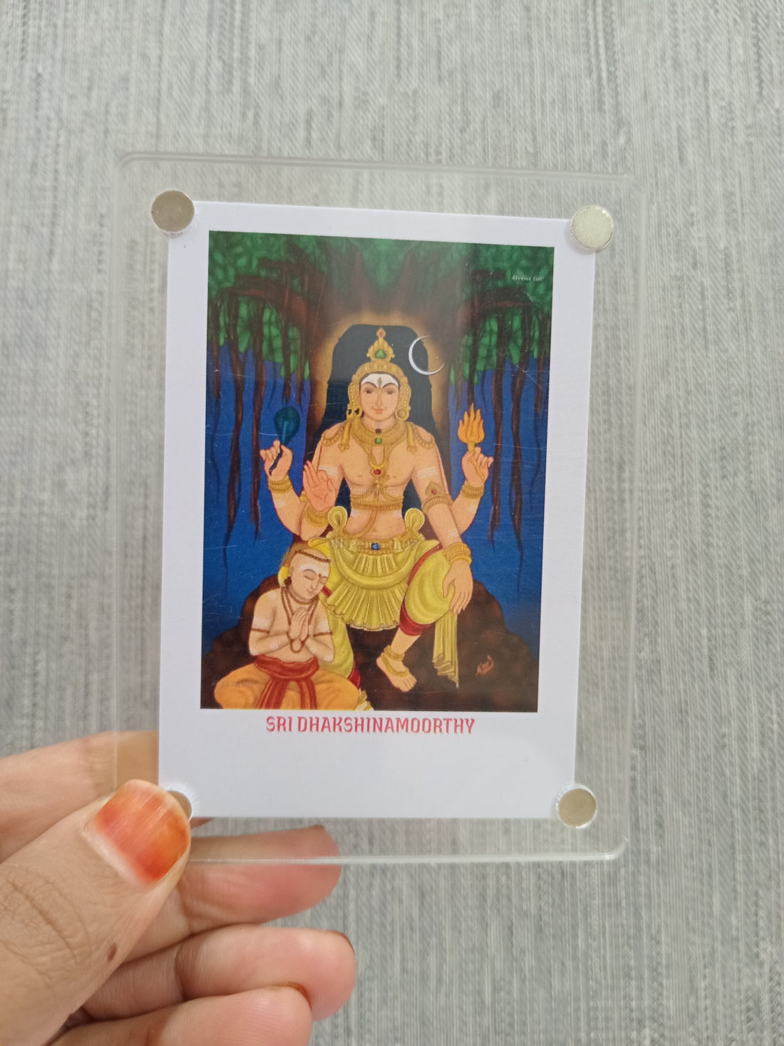 Sri Dhakshinamoorthy Magnet / 2 Variants / Best Occasional Return Gift