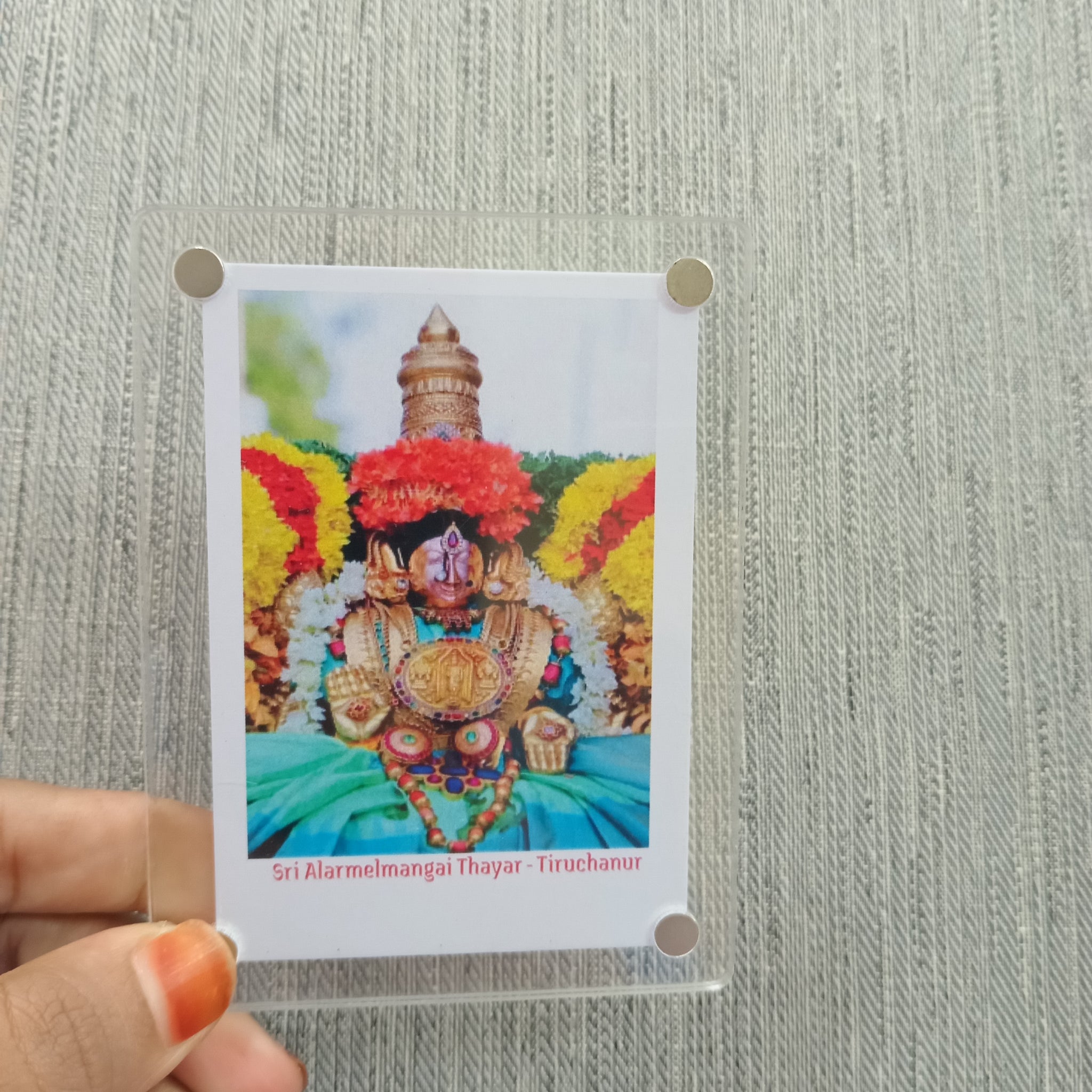Sri Sridevi Bhudevi Sametha Malayappa Swami Magnet / 6 Variants / Best Occasional Return Gift