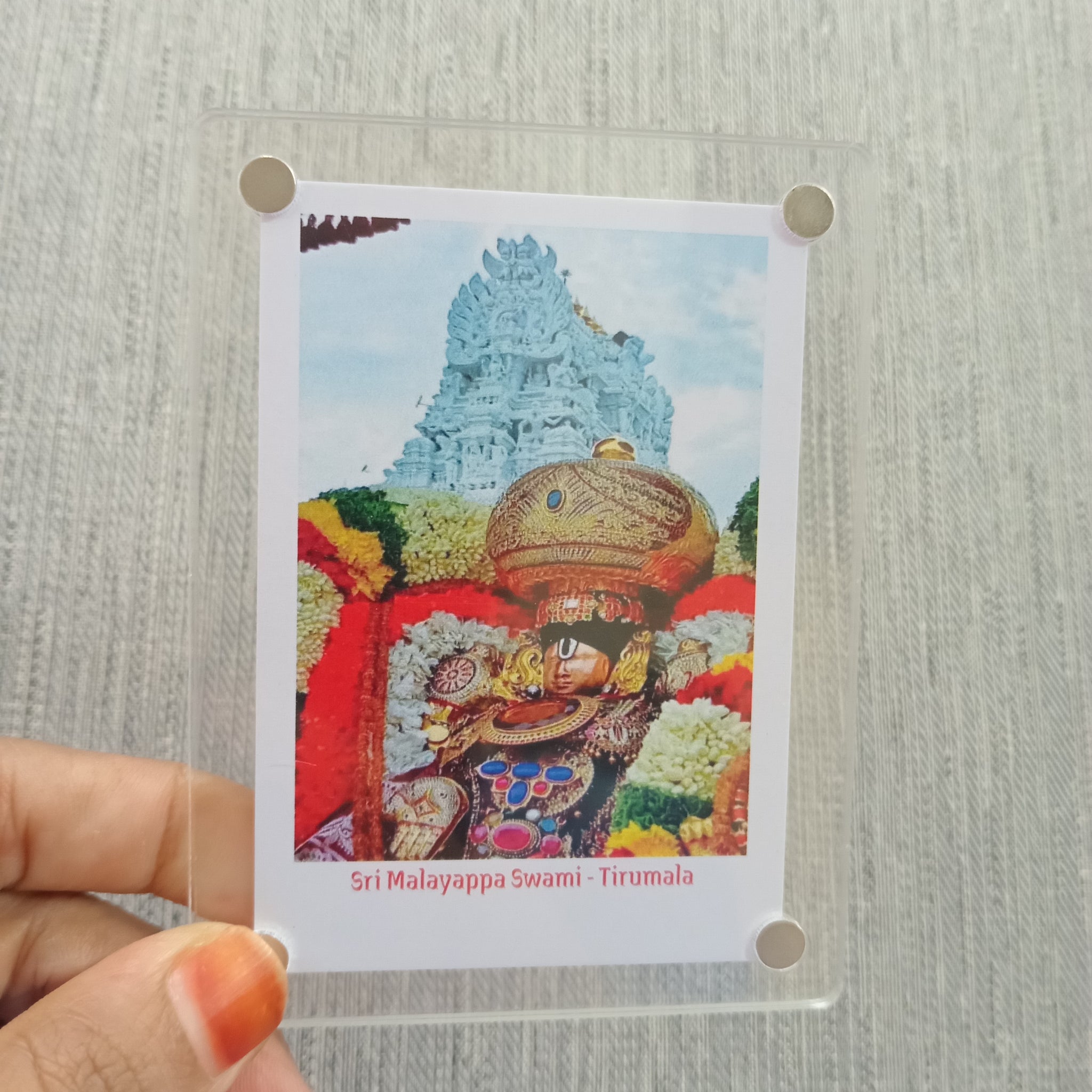 Sri Malayappa Swami-Tirumala Magnet / 6 Variants / Best Occasional Return Gift