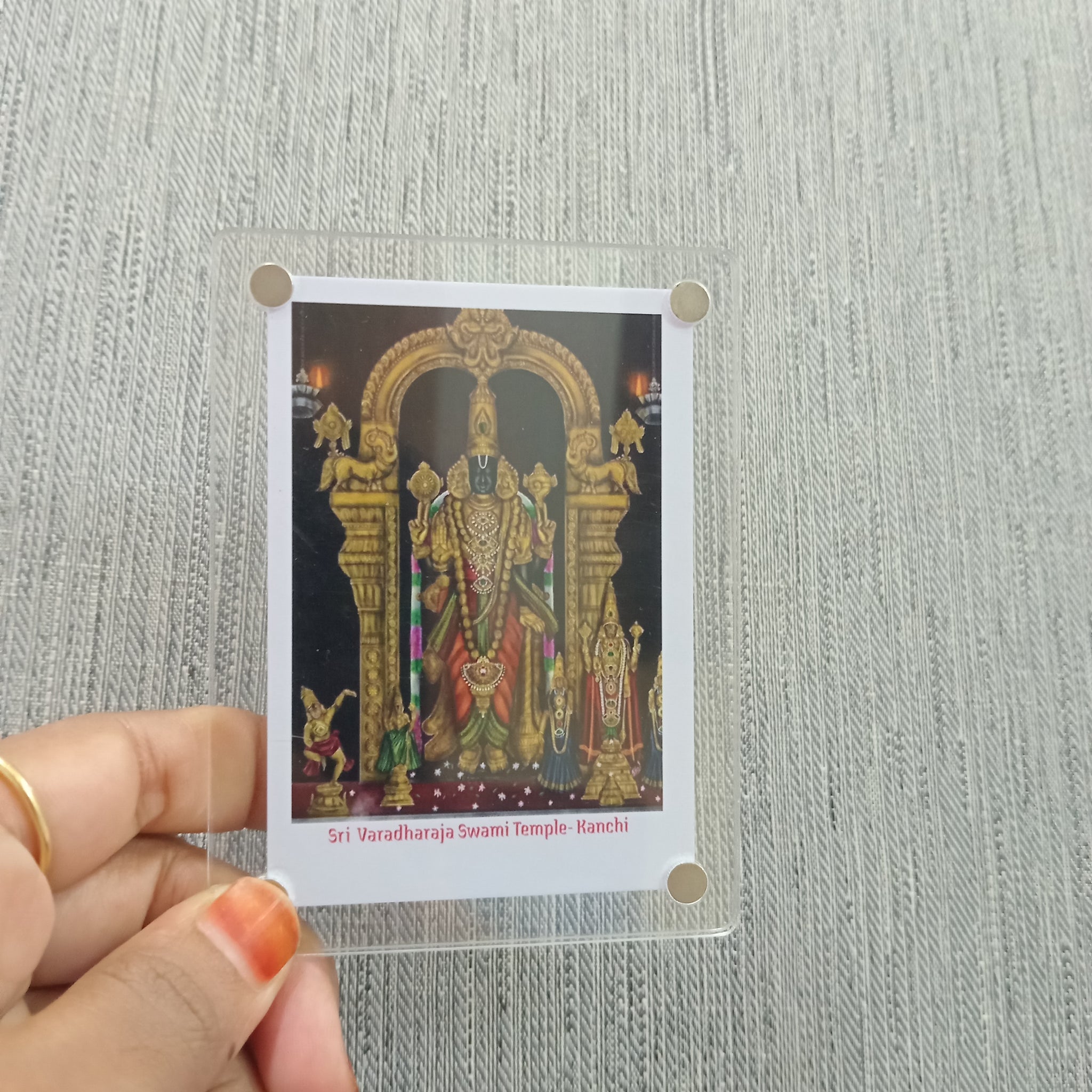 Sri Varadharaja Perumal-Kanchipuram Magnet / 8 Variants / Best Occasional Return Gift