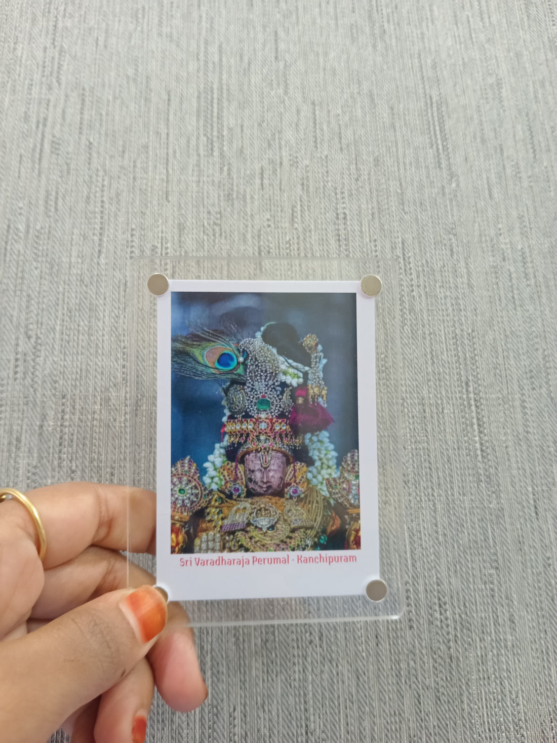 Sri Varadharaja Perumal-Kanchipuram Magnet / 8 Variants / Best Occasional Return Gift