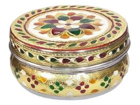 Meenakari Steel Box