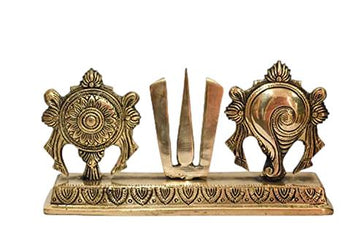 Decor by Modern Gift Centre Pure Brass shanku Chakra Namah