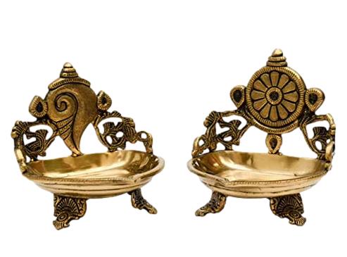 Brass Shanku Chakra Spl Design