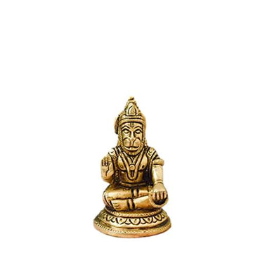 Brass Sitting Hanuman
