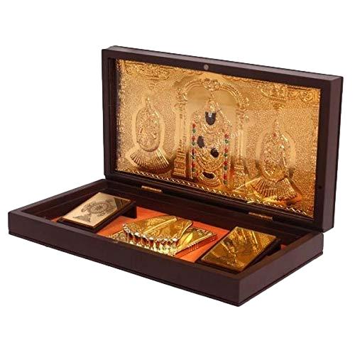 Tirupati Balaji Premium with Sripadam Box, Multicolour