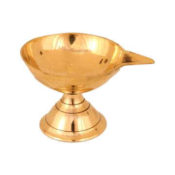 Brass Lamp with Stand