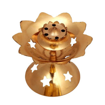 Brass Agarbatti Stand Star Design