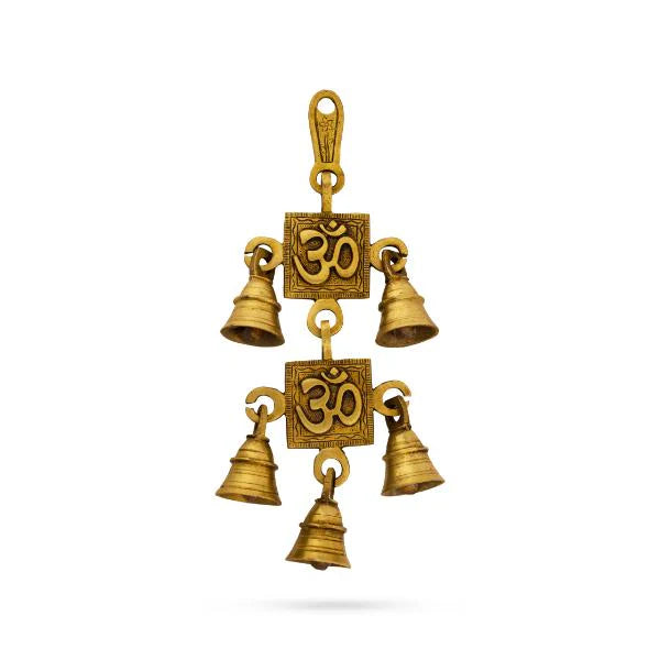 Brass Pooja Hanging Bell 2 Step