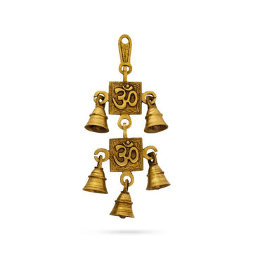 Brass Pooja Hanging Bell 2 Step