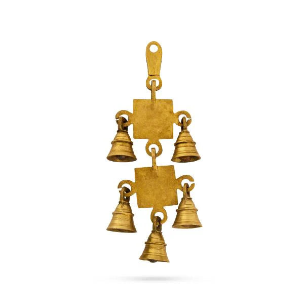 Brass Pooja Hanging Bell 2 Step