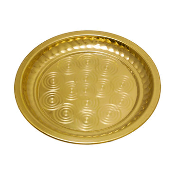 Brass Plate - 9 Inches | Ring Design