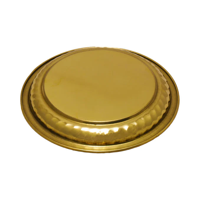 Brass Plate - 9 Inches | Ring Design