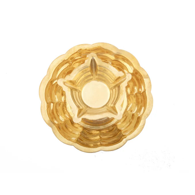 Brass Lamp With Plate