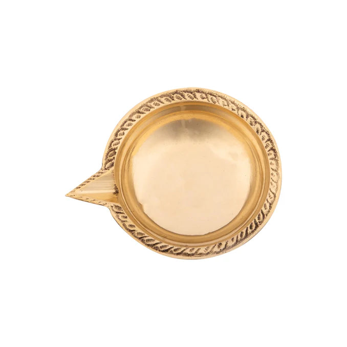 Brass Agal Vilaku 3 inch