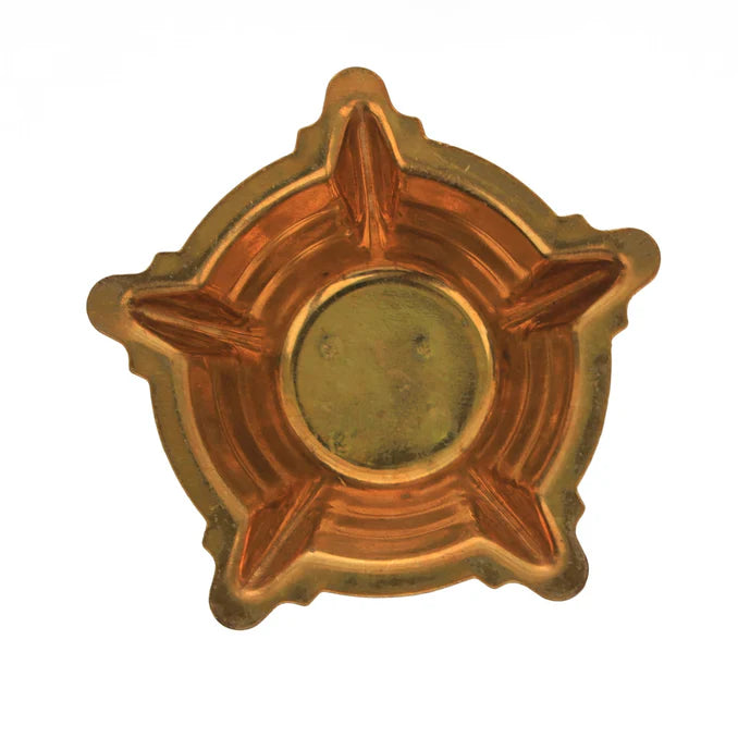 Brass Five Face Diya