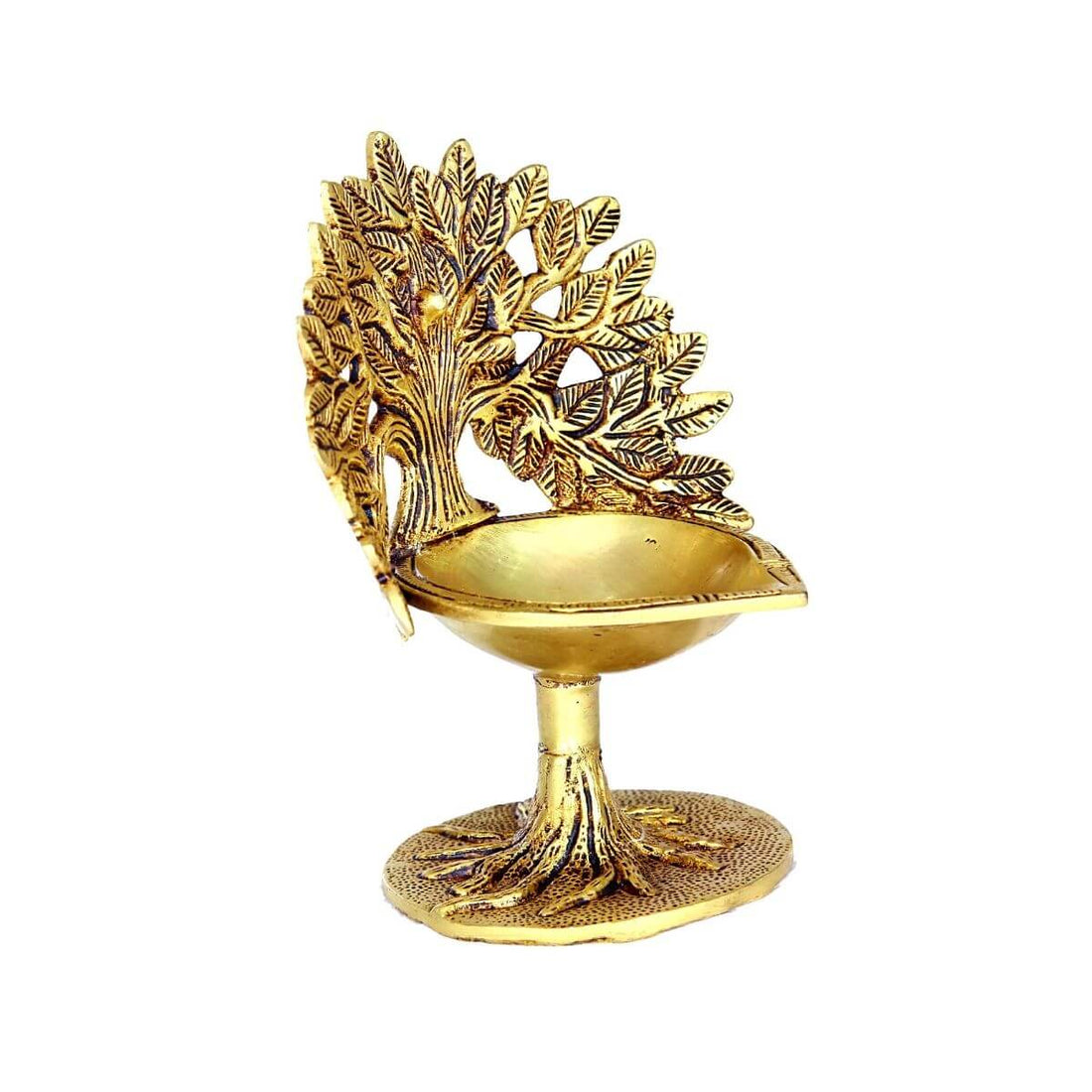 Brass Karpaga Viruksham Tree Vilakku