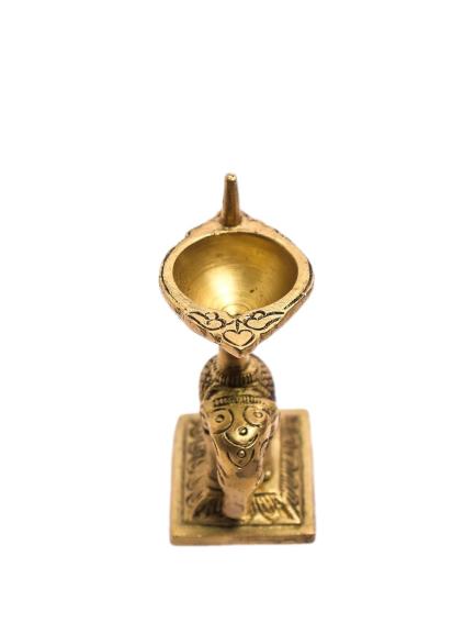 Brass Elephant Oil Lamp Diya