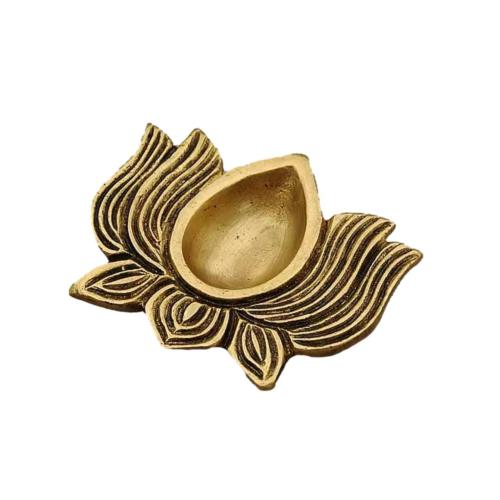 Brass Lotus Diya