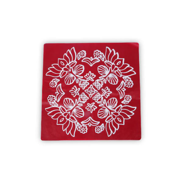 Lotus Design Rangoli Kolam Sticker