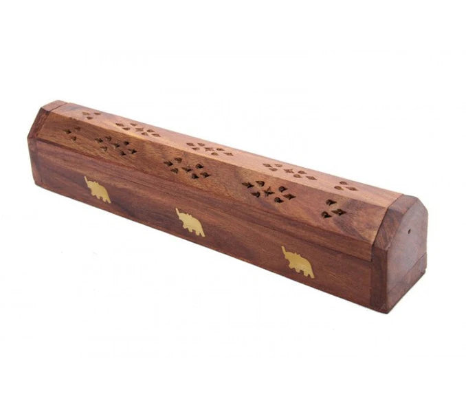 Wooden Incense Holder/ Elephant Design