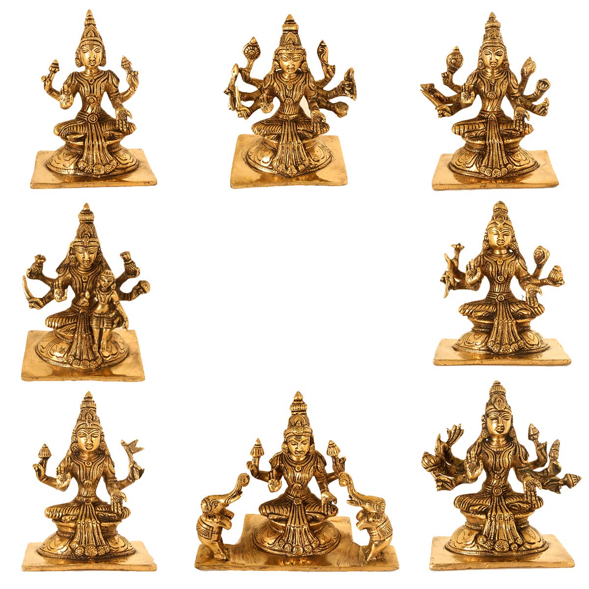 Brass Ashtalakshmi Set