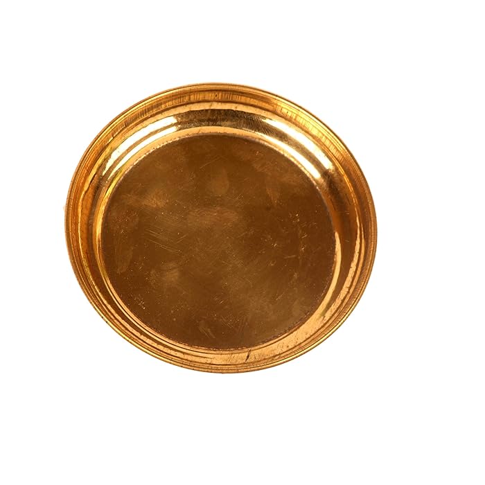 Brass Brim Pooja Plate