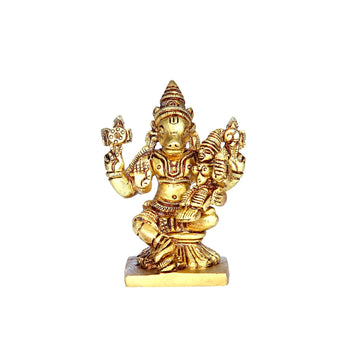 Brass Sri Lakshmi Hayagrivar