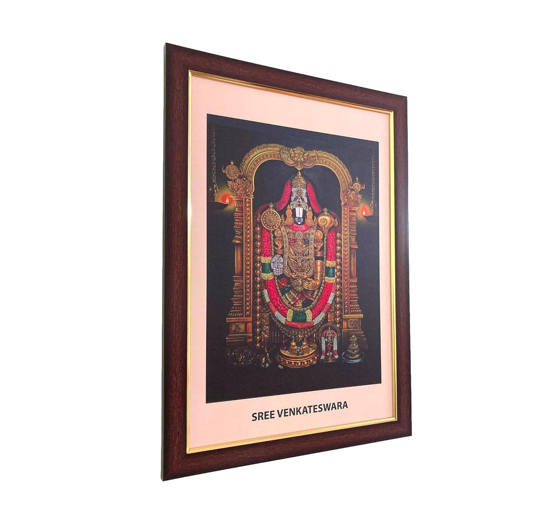 Lord Venkateswara Balaji Photo Frame (Antique Style Wall Hanging)