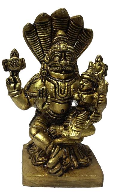 Brass Lakshmi Narasimhar with Adhishesha