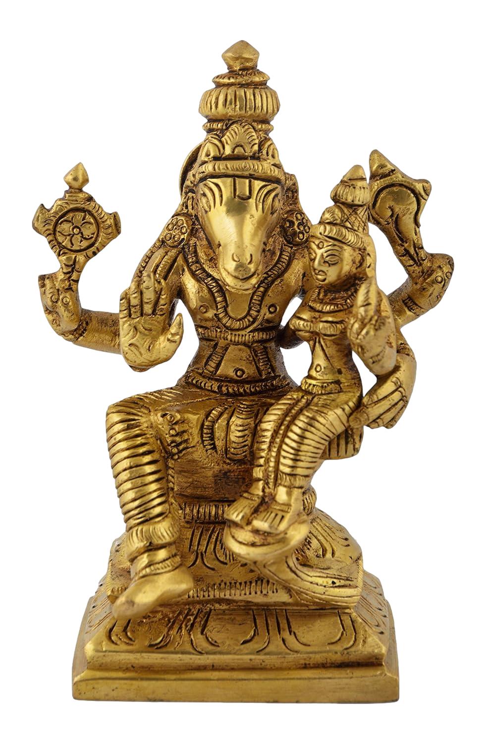 Brass Lakshmi Hayagreevar