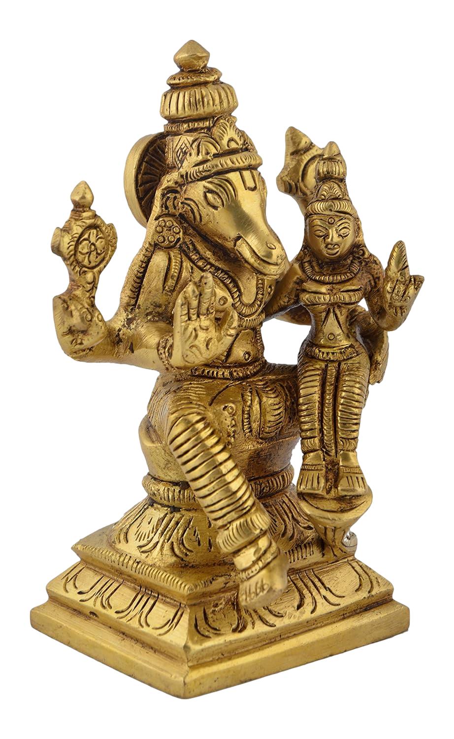 Brass Lakshmi Hayagreevar