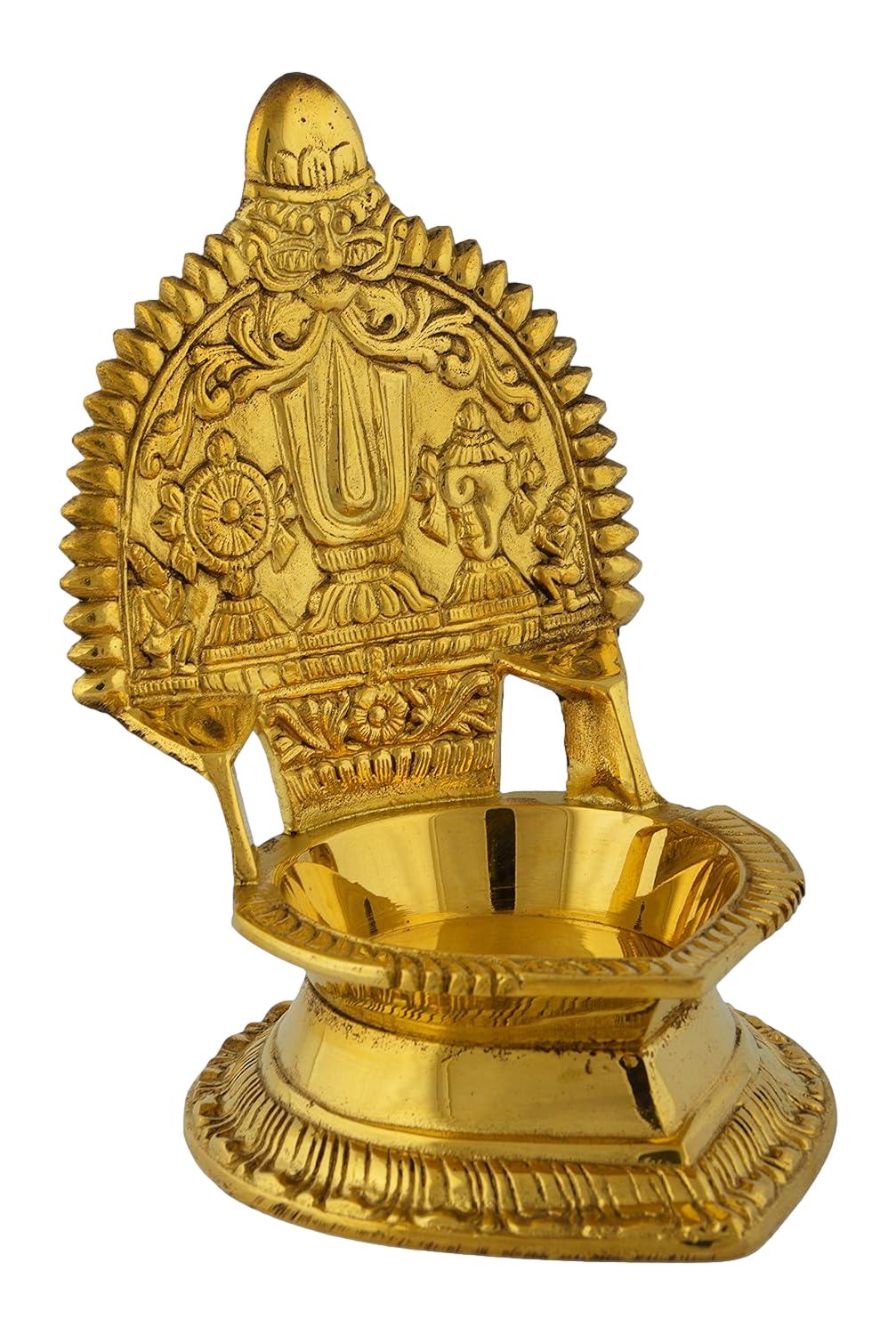 Brass Vadakalai Thiruman Villaku/Naamam Villaku