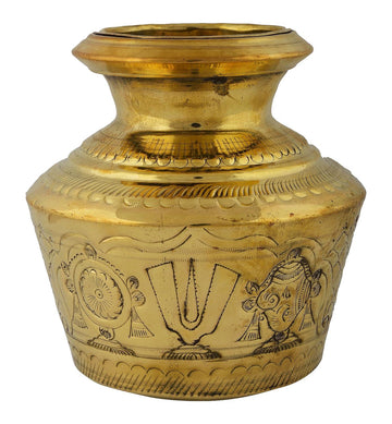 Brass Thenkalai Thiruman Kudam
