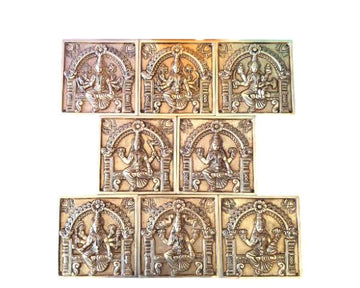 Brass Ashtalakshmi Plate Door Pannel set