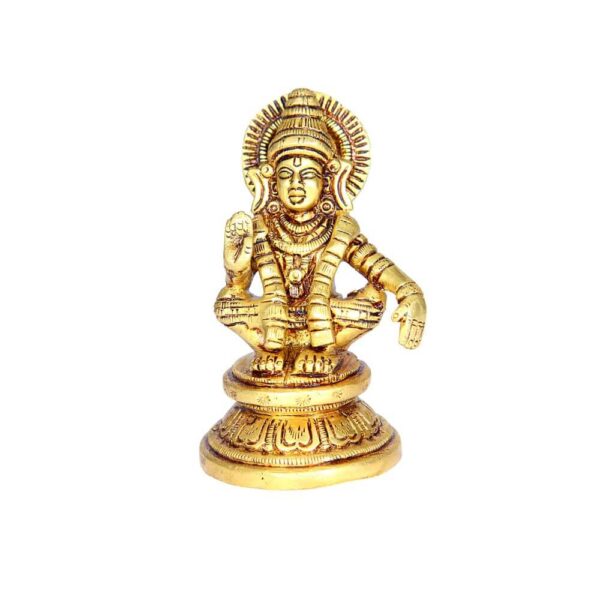 Brass Iyyappan Small