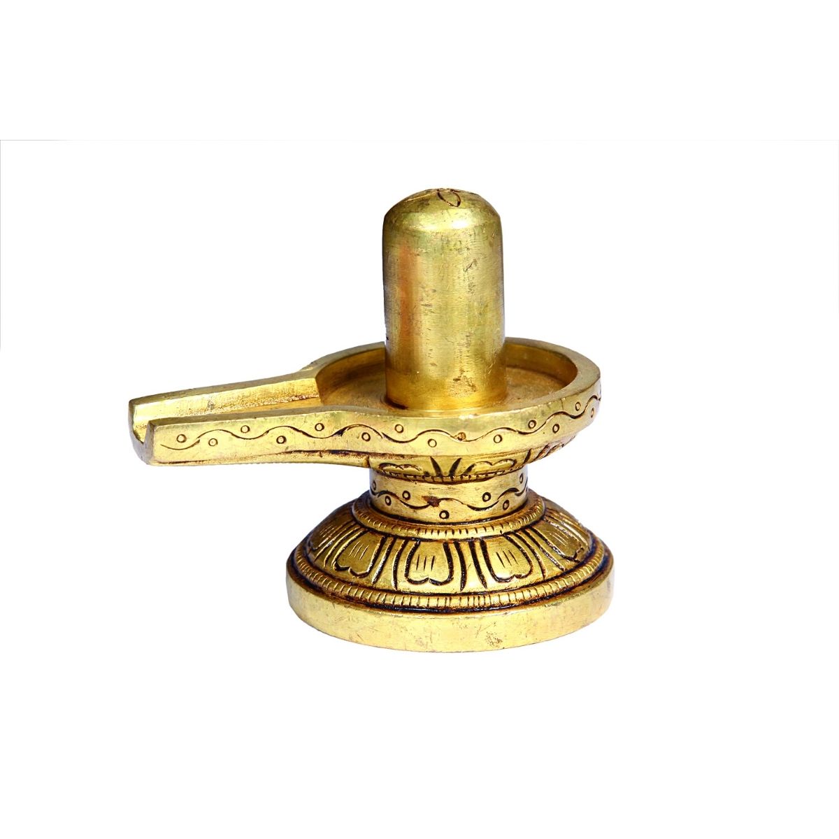 Brass Sivalingam Small