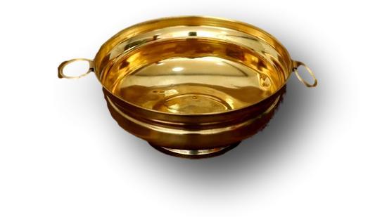 Brass Bowl with Handles Brass