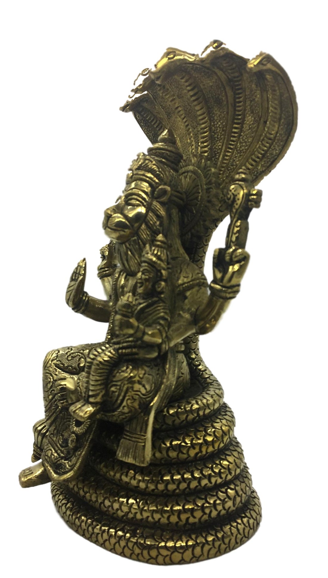 Brass Lakshmi Narasimha swamy idol