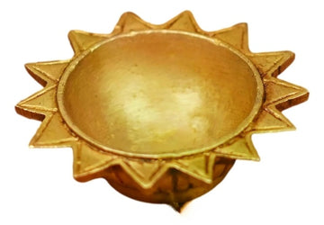 Brass Sun Shaped Diya