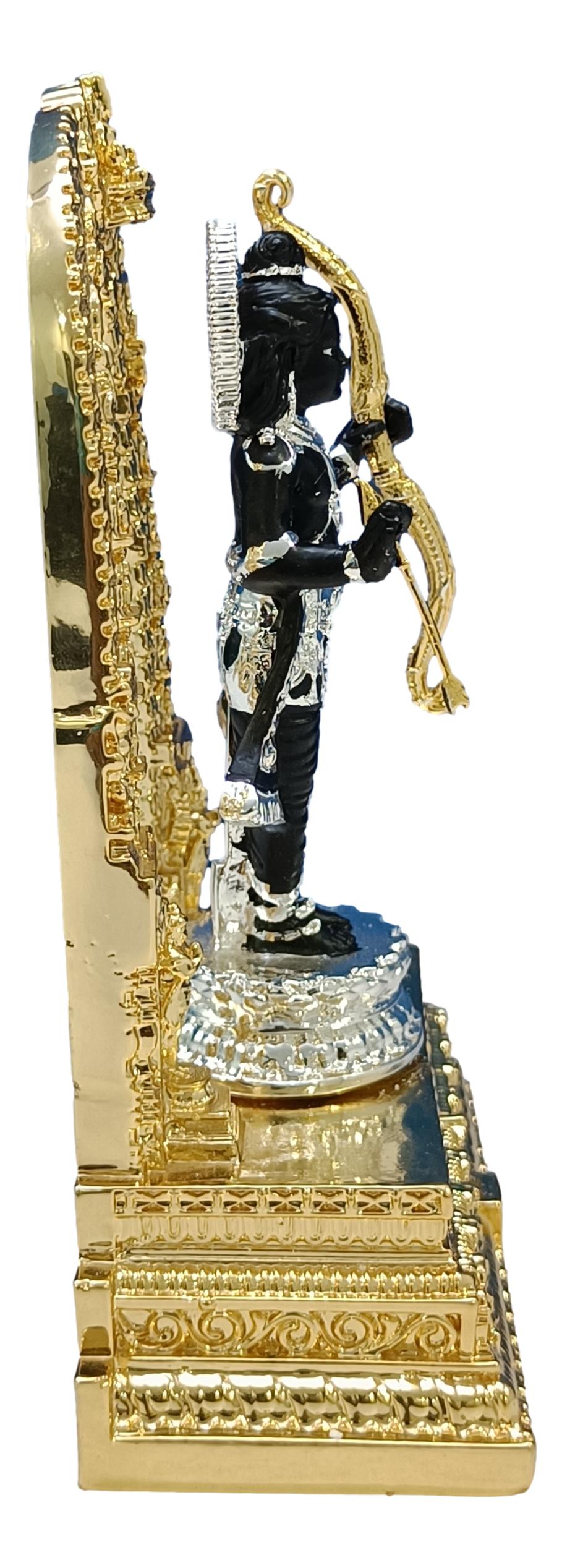 Ayodhya Ram Lalla Idol Gold and Silver Color Plated