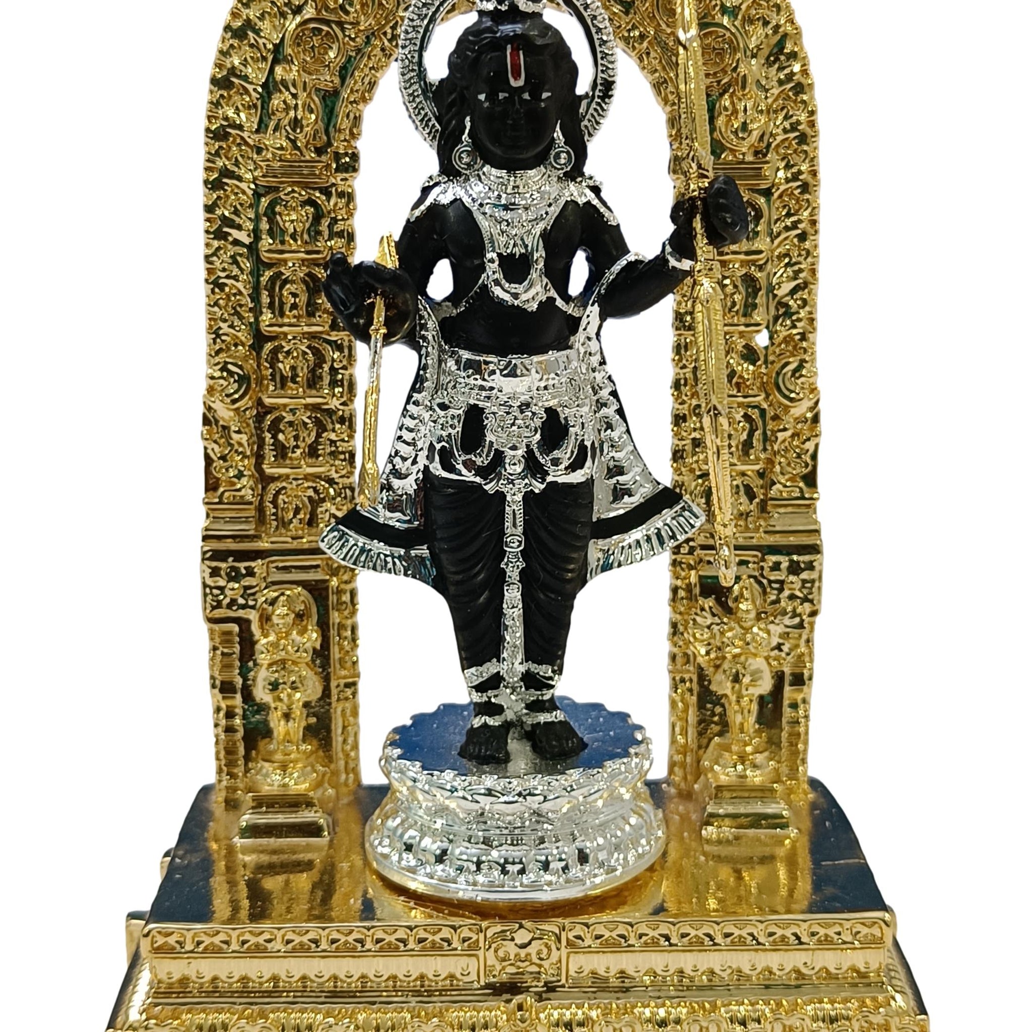 Ayodhya Ram Lalla Idol Gold and Silver Color Plated
