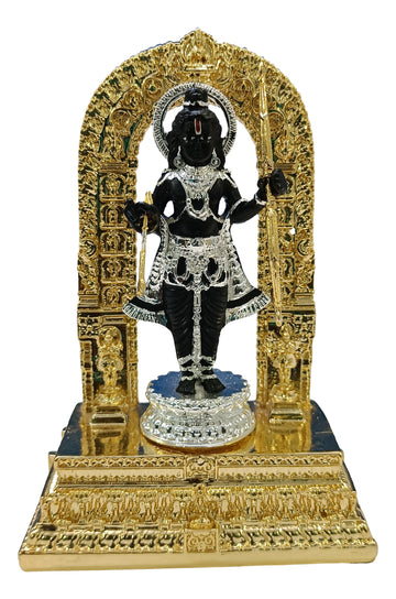 Ayodhya Ram Lalla Idol Gold and Silver Color Plated