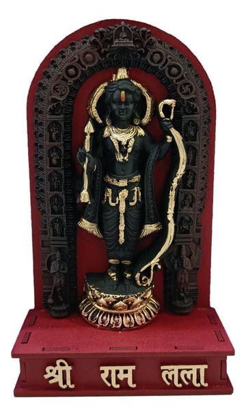 Ayodhya Ram Lalla Idol 7 inch With Wooden Stand