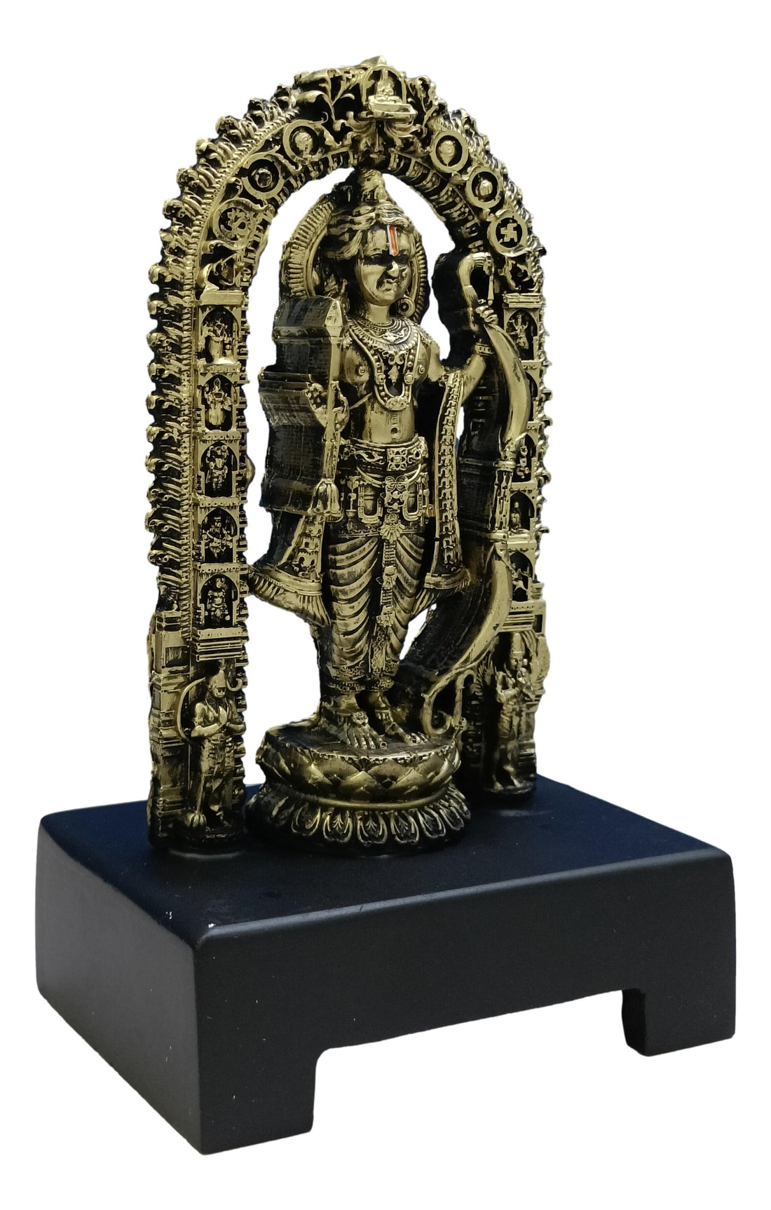 Ayodhya Ram lalla Gold color / With Wooden Base Stand