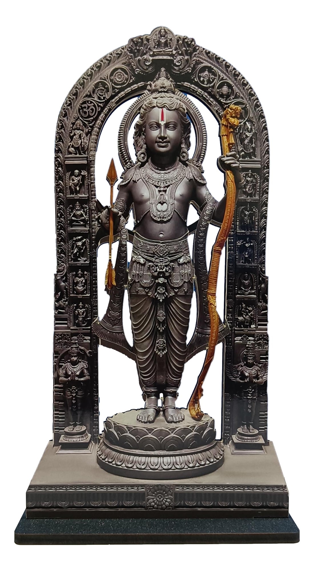 Wood Ayodhya Ram Lalla Stand/ 11 inches / Best Gifting Product