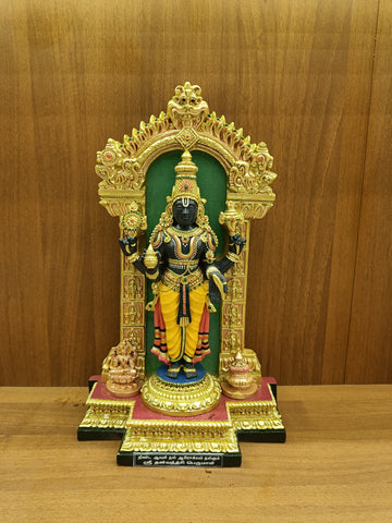 Sri Dhanvantri Perumal Gold Colour Fiberglass