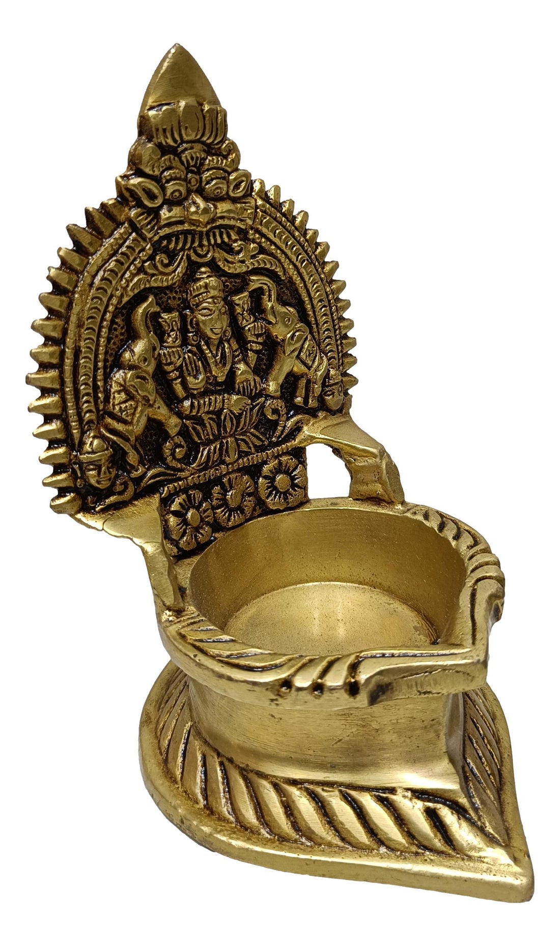 Brass Gajalakshmi Oil Lamp