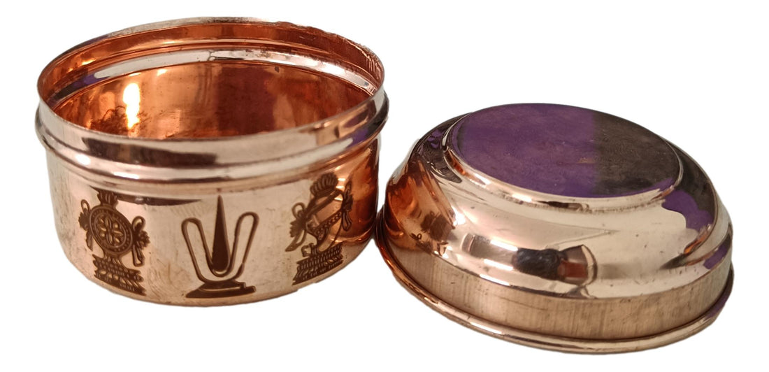 Copper Pooja Box Vadakalai Tiruman